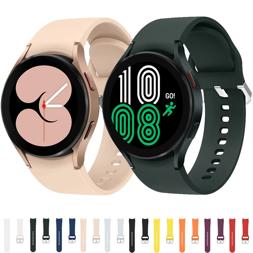 Galaxy Watch4 5 6 40mm 44mm No Gaps Silicone Strap for Samsung Galaxy Watch 4/6 Classic 42/46mm 43/47mm Sport Band 20mm Bracelet
Galaxy Watch4 5 6 40mm 44mm No Gaps Silicone Strap for Samsung Galaxy Watch 4/6 Classic 42/46mm 43/47mm Sport Band 20mm Bracelet