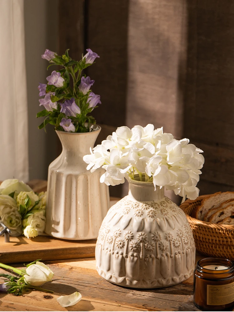 Living Room Flower Arrangement Palace Retro Tabletop Flower Vase Simple Rough Pottery Vase Nordic Style Indoor Home Decoration
Living Room Flower Arrangement Palace Retro Tabletop Flower Vase Simple Rough Pottery Vase Nordic Style Indoor Home Decoration