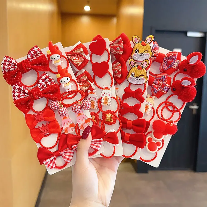 Baby Girls Red Cute Cartoon Flower Bow Scrunchies Rubber Bands Children Soft Elastic Hair Bands New Year Kids Hair Accessories
Baby Girls Red Cute Cartoon Flower Bow Scrunchies Rubber Bands Children Soft Elastic Hair Bands New Year Kids Hair Accessories