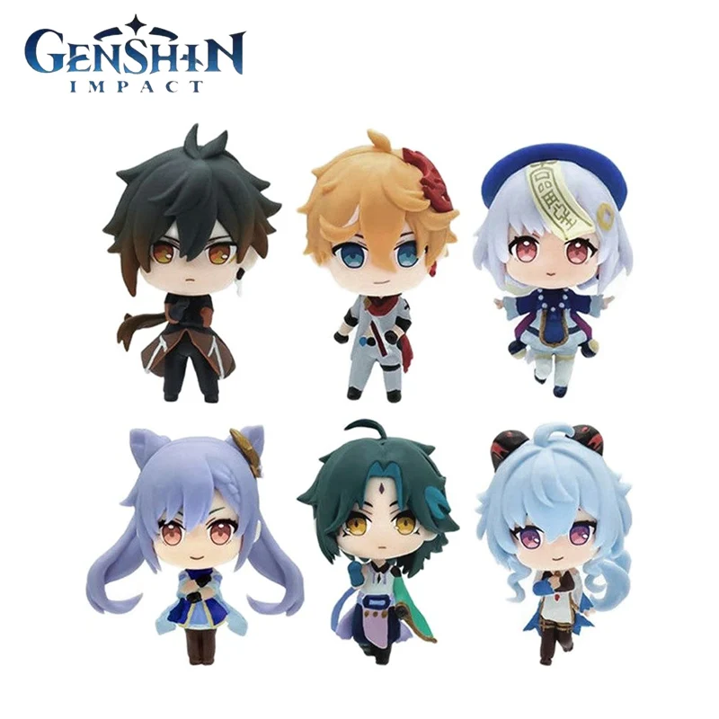 6PCS Set Genshin Impact Anime Kawaii Action Figure Toys Game Role Tartaglia Morax Keqing Qiqi Ganyu Xiao Collectible Model Gift
6PCS Set Genshin Impact Anime Kawaii Action Figure Toys Game Role Tartaglia Morax Keqing Qiqi Ganyu Xiao Collectible Model Gift
