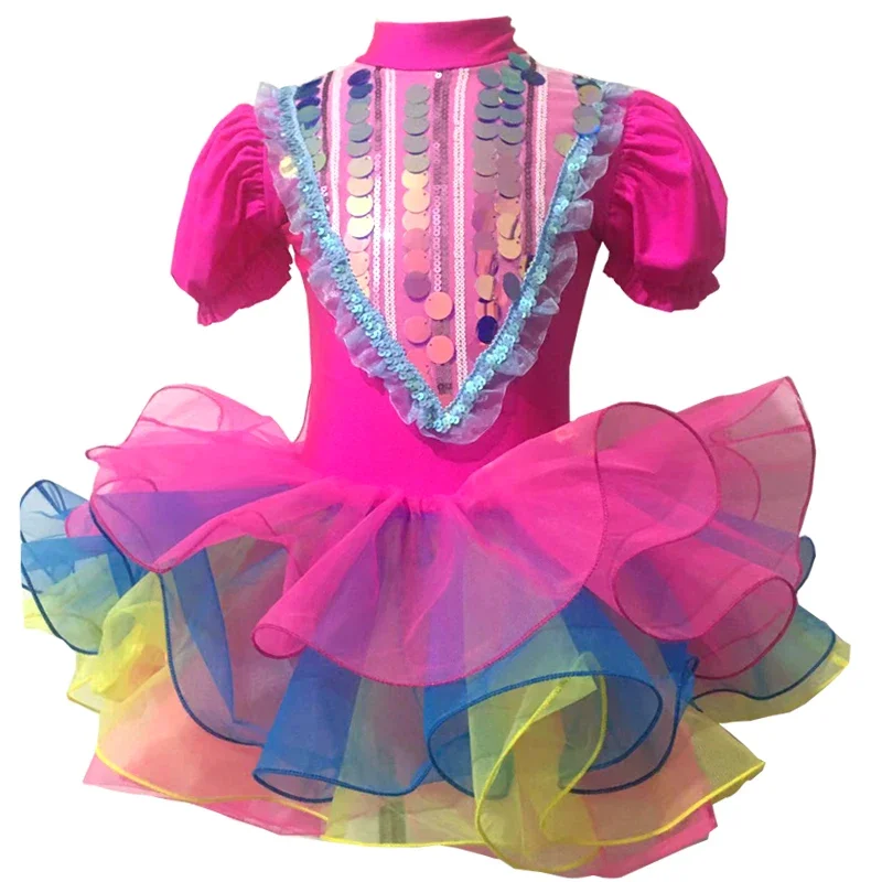 Rose Kids Ballroom Clothing Sequined Modern Dance Tutu Dress Girls Jazz Dance Costume Stage Wear Wedding Princess Dresses
Rose Kids Ballroom Clothing Sequined Modern Dance Tutu Dress Girls Jazz Dance Costume Stage Wear Wedding Princess Dresses