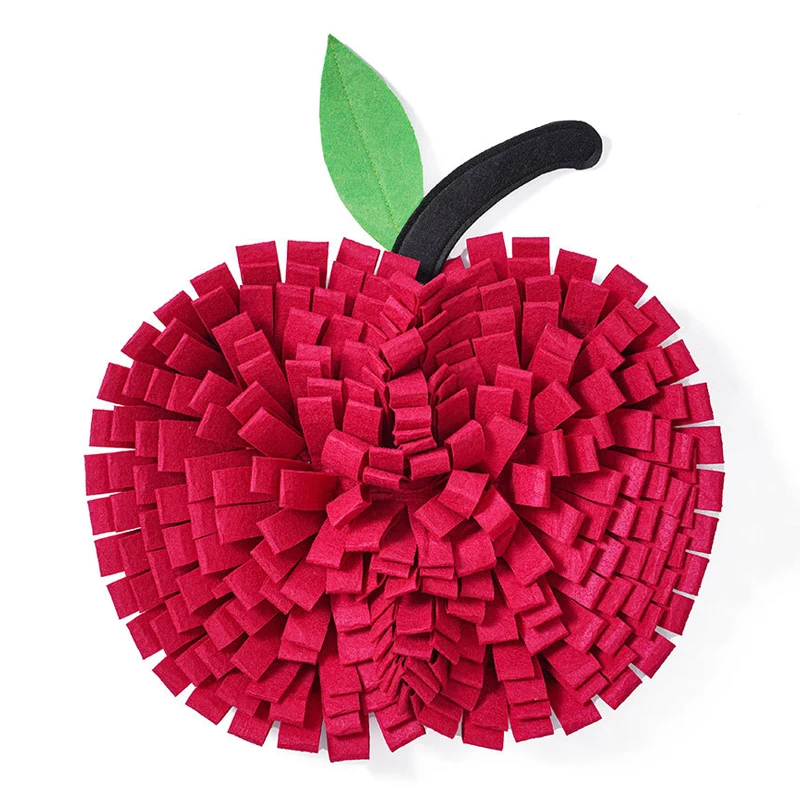 Dog Snuffle Mat Interactive Puzzle Feeder Toys Apple Shape Slow Feeder Improving Intelligence for Kitten Puppy Training Toys
Dog Snuffle Mat Interactive Puzzle Feeder Toys Apple Shape Slow Feeder Improving Intelligence for Kitten Puppy Training Toys