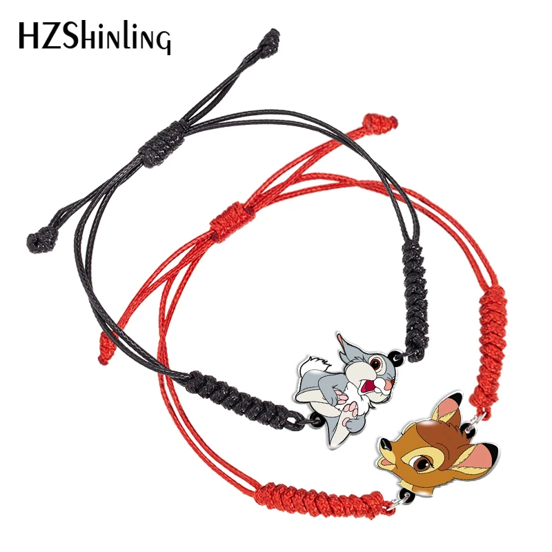 Disney Cartoon Bambi Thumper Flower Black Red Acrylic Woven Bracelet Resin Epoxy Wrap Bracelet Jewelry
Disney Cartoon Bambi Thumper Flower Black Red Acrylic Woven Bracelet Resin Epoxy Wrap Bracelet Jewelry