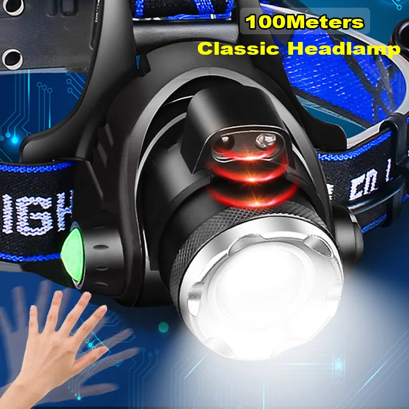 Head Head Charging Use Zoomable 100meters 18650 Powerful Headlamp For Light Battery Headlight Waterproof Camping Lamp
Head Head Charging Use Zoomable 100meters 18650 Powerful Headlamp For Light Battery Headlight Waterproof Camping Lamp