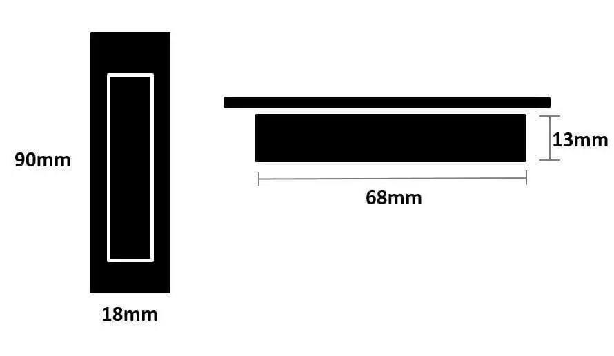 Satin Nickel FLUSH PULL 90mm Concealed Handle Flush Handle Fixing Into Your Door Rotates Out Stainless Steel Durable Finish
Satin Nickel FLUSH PULL 90mm Concealed Handle Flush Handle Fixing Into Your Door Rotates Out Stainless Steel Durable Finish