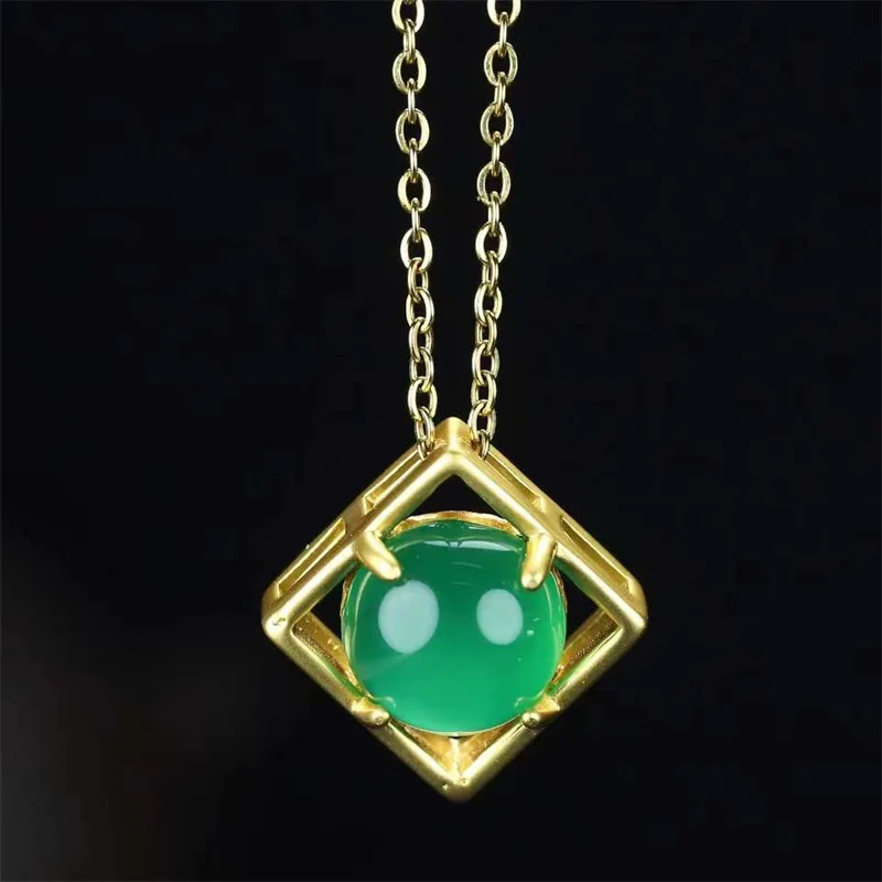 Hot Selling Natural Hand-carved Chalcedony Gufajin Inlay Green Square Brand Necklace Pendant FashionJewelry MenWomen Luck Gifts
Hot Selling Natural Hand-carved Chalcedony Gufajin Inlay Green Square Brand Necklace Pendant FashionJewelry MenWomen Luck Gifts