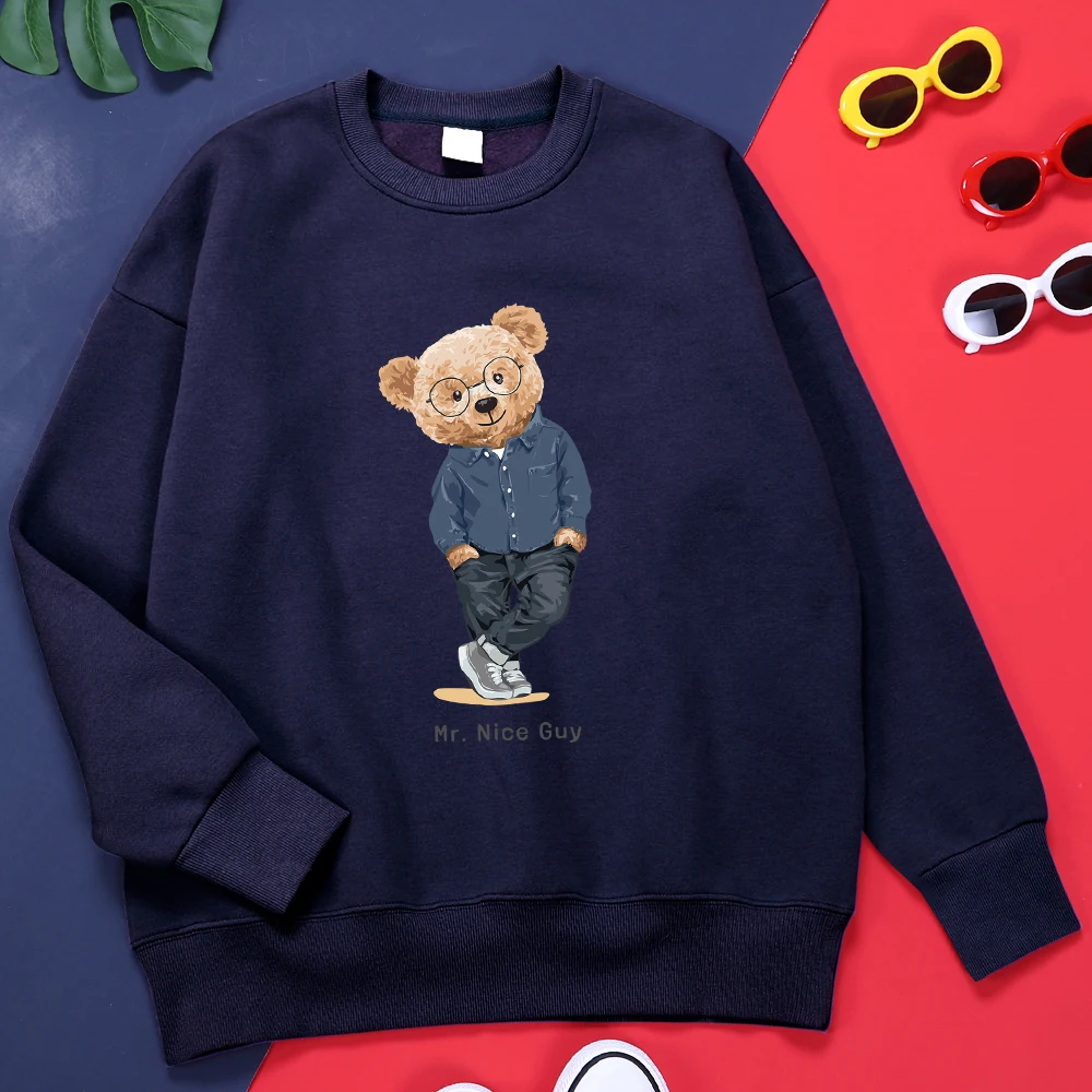 Gentleman'S Mr. Bear Nice Guy Mens Hoodie Harajuku Loose Hoodies Comfortable Quality Tops Simplicity All-Match Mens Clothes
Gentleman'S Mr. Bear Nice Guy Mens Hoodie Harajuku Loose Hoodies Comfortable Quality Tops Simplicity All-Match Mens Clothes