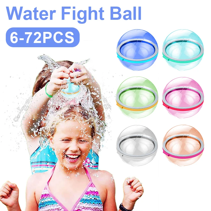 6-90pcs Silicone Water Filling Balloon Water Game Ball Automatic Sealing Beach Toy Reusable Water Injection Toy Summer Outdoor
6-90pcs Silicone Water Filling Balloon Water Game Ball Automatic Sealing Beach Toy Reusable Water Injection Toy Summer Outdoor