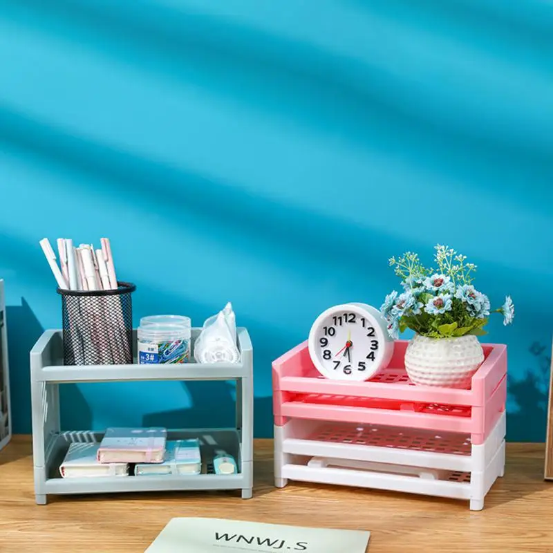 Desktop Double-Layer Stationery Organizer Rack Dormitory Small Storage Rack Bathroom Rack Cosmetic Accessories Storage Rack
Desktop Double-Layer Stationery Organizer Rack Dormitory Small Storage Rack Bathroom Rack Cosmetic Accessories Storage Rack