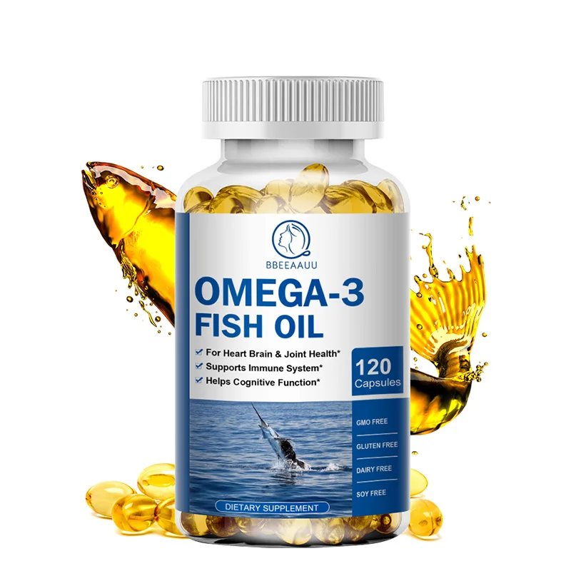 BEAU Omega 3 Fish Oil Capsules Rich in DHA EPA Relieve Stress Strengthen the Brain Improve Memory and Intelligence Heart Health
BEAU Omega 3 Fish Oil Capsules Rich in DHA EPA Relieve Stress Strengthen the Brain Improve Memory and Intelligence Heart Health
