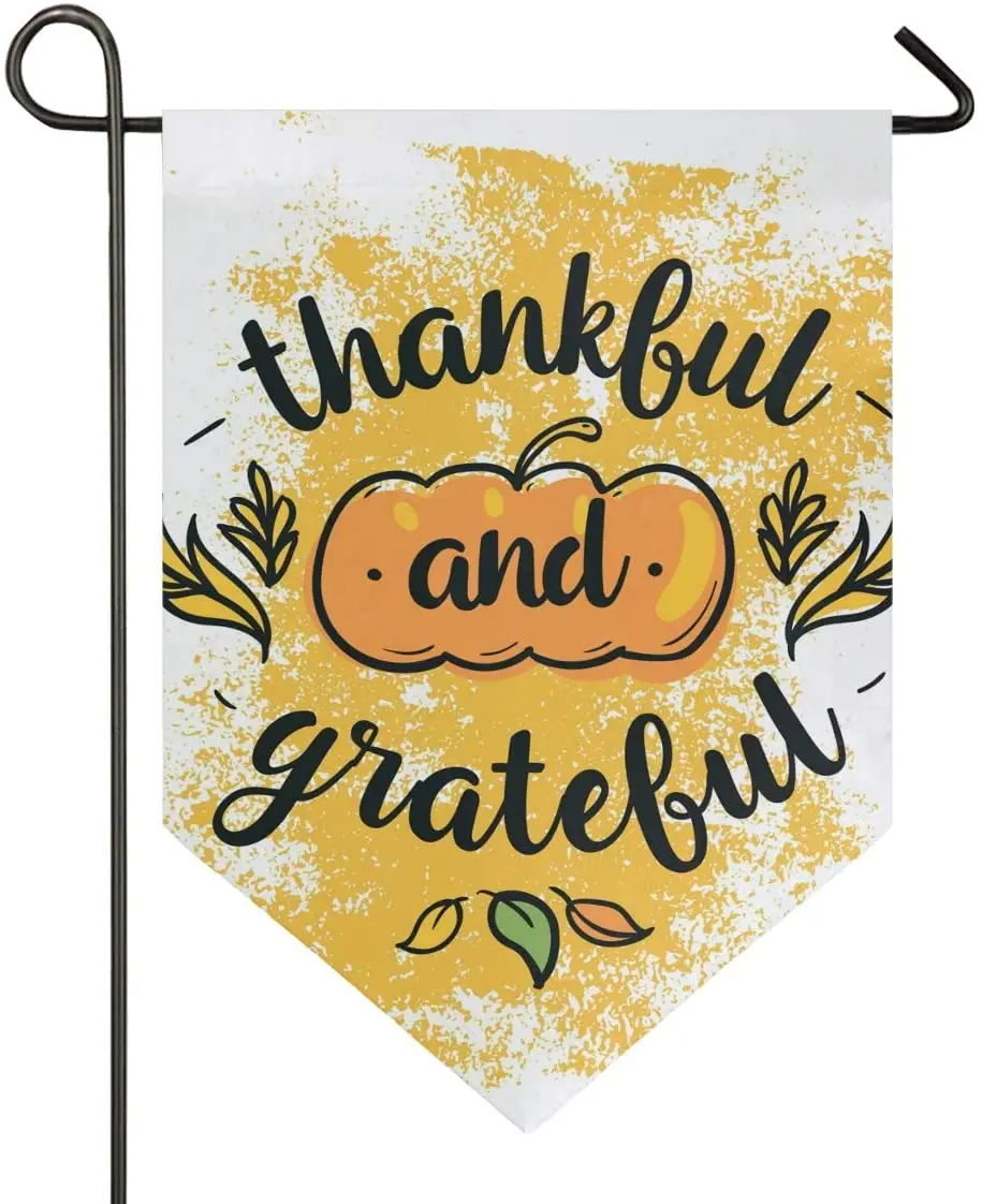 Fall Thanksgiving Give Pumpkin Garden Flag Welcome Home House Flags Double Sided Yard Banner Outdoor Decor Banner for Outside Ho
Fall Thanksgiving Give Pumpkin Garden Flag Welcome Home House Flags Double Sided Yard Banner Outdoor Decor Banner for Outside Ho