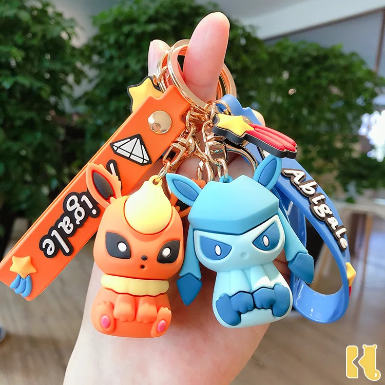 Pokemon Anime Figure Eevee Pikachu Vaporeon Umbreon Glaceon PVC Figure Keychain Bag Keyring Charm Children's Toys Birthday Gifts
Pokemon Anime Figure Eevee Pikachu Vaporeon Umbreon Glaceon PVC Figure Keychain Bag Keyring Charm Children's Toys Birthday Gifts