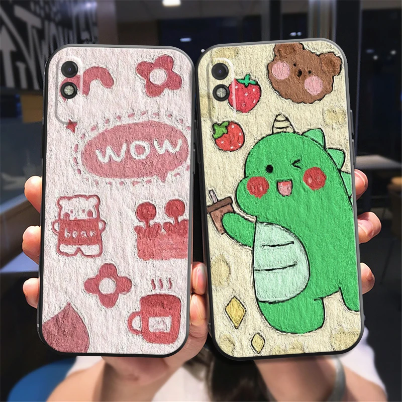 Oil Painting Cartoon Phone Case For Xiaomi Redmi 9 9i 9AT 9T 9A 9C 10 Note 9 9T 9S 10 10 Pro 10S 10 5G Black Back Carcasa Soft
Oil Painting Cartoon Phone Case For Xiaomi Redmi 9 9i 9AT 9T 9A 9C 10 Note 9 9T 9S 10 10 Pro 10S 10 5G Black Back Carcasa Soft