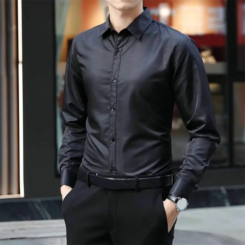 Chic Groomsman Shirt Single-breasted Wedding Shirt Solid Color Business Situation Groom Shirt Office Clothes
Chic Groomsman Shirt Single-breasted Wedding Shirt Solid Color Business Situation Groom Shirt Office Clothes