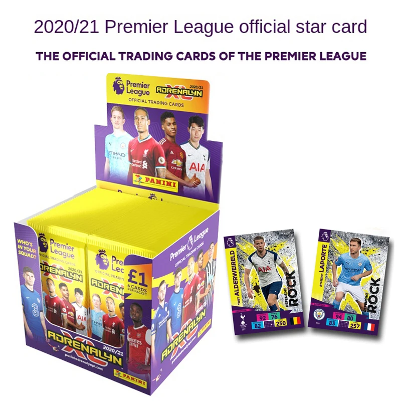 

Panini 20/21 Premier League Official Trading Card Ballsuperstar Adrenalyn XI Star Fans Collection Limited Trading Cards Box