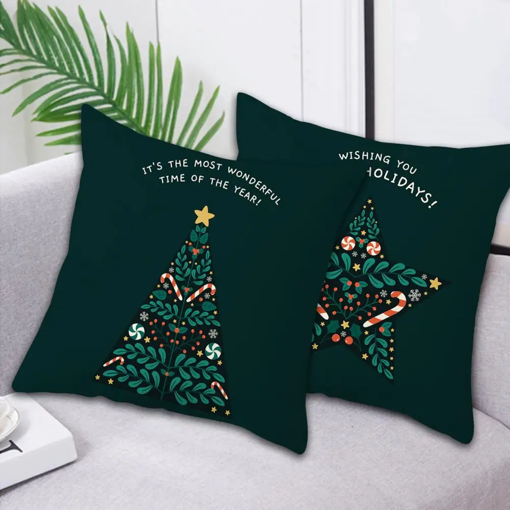 Protective Single Side Printing Christmas Pattern Throw Pillow Case Party Decor for Office
Protective Single Side Printing Christmas Pattern Throw Pillow Case Party Decor for Office