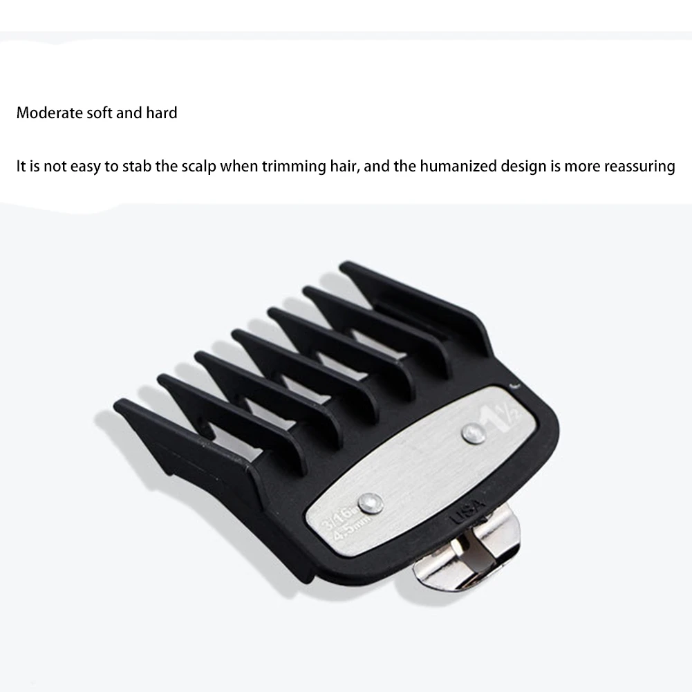 8Pcs Cutting Guide Comb for Wahl with Metal Clip 3171-500,Fits for Multiple Size Wahl Clippers Black
8Pcs Cutting Guide Comb for Wahl with Metal Clip 3171-500,Fits for Multiple Size Wahl Clippers Black