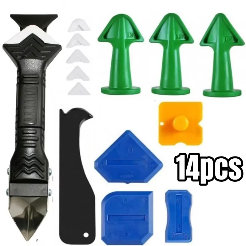 Набор Из 14 Предметов: Силиконовый Скребок 5-в-1 Для Удаления Плесени, Инструмент Для Очистки Форм
Набор Из 14 Предметов: Силиконовый Скребок 5-в-1 Для Удаления Плесени, Инструмент Для Очистки Форм