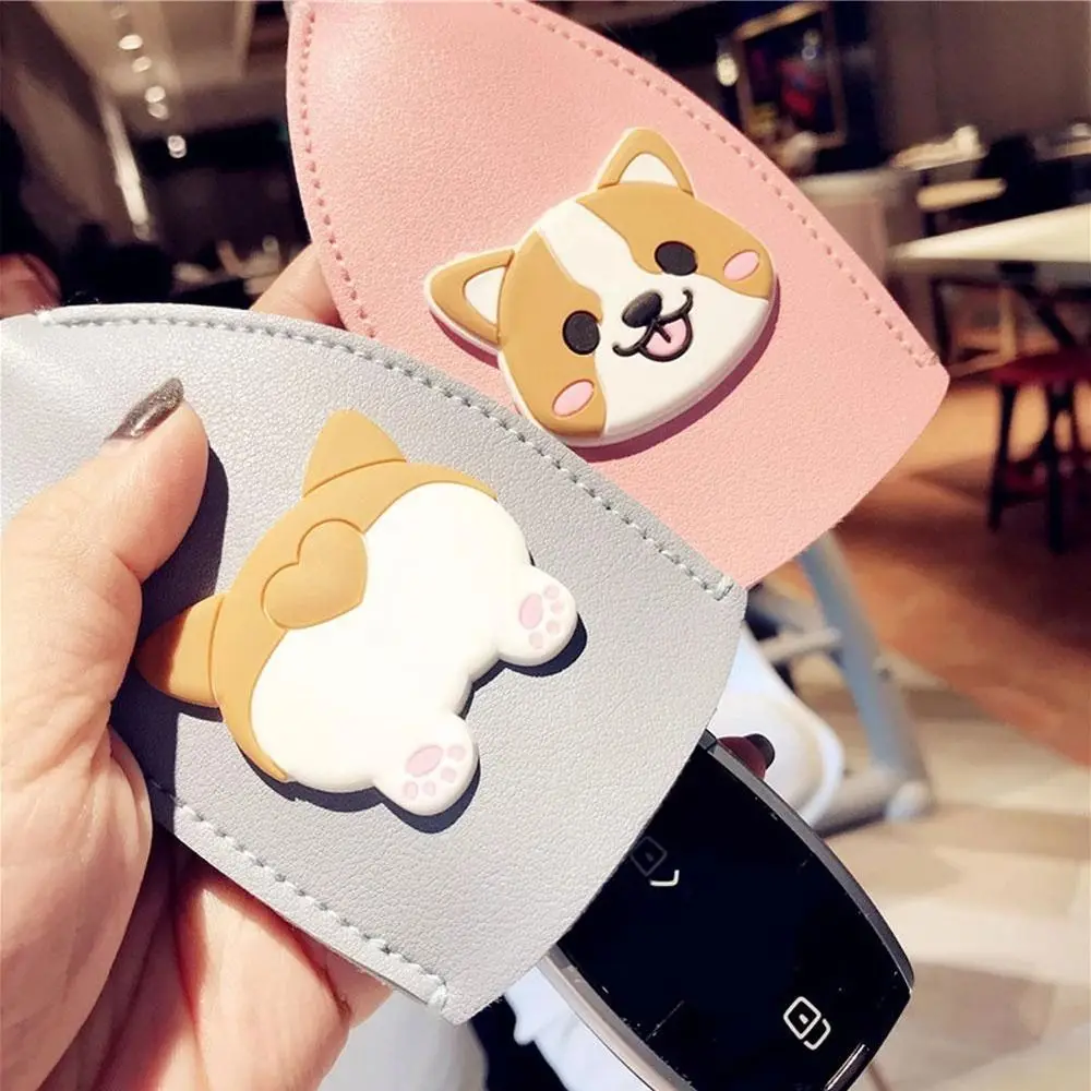 

Corky Cartoon Animals Car PU Leather Pull Type Key Bag Key Wallets Keychain Pouch Housekeepers Key Holder