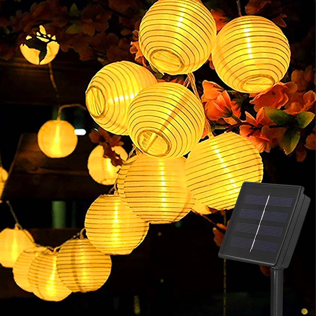 Outdoor Solar Light Garland Lantern Lamp Garden String Lights Street Garland Waterproof For Garden Decoration LED Lantern 
Outdoor Solar Light Garland Lantern Lamp Garden String Lights Street Garland Waterproof For Garden Decoration LED Lantern
