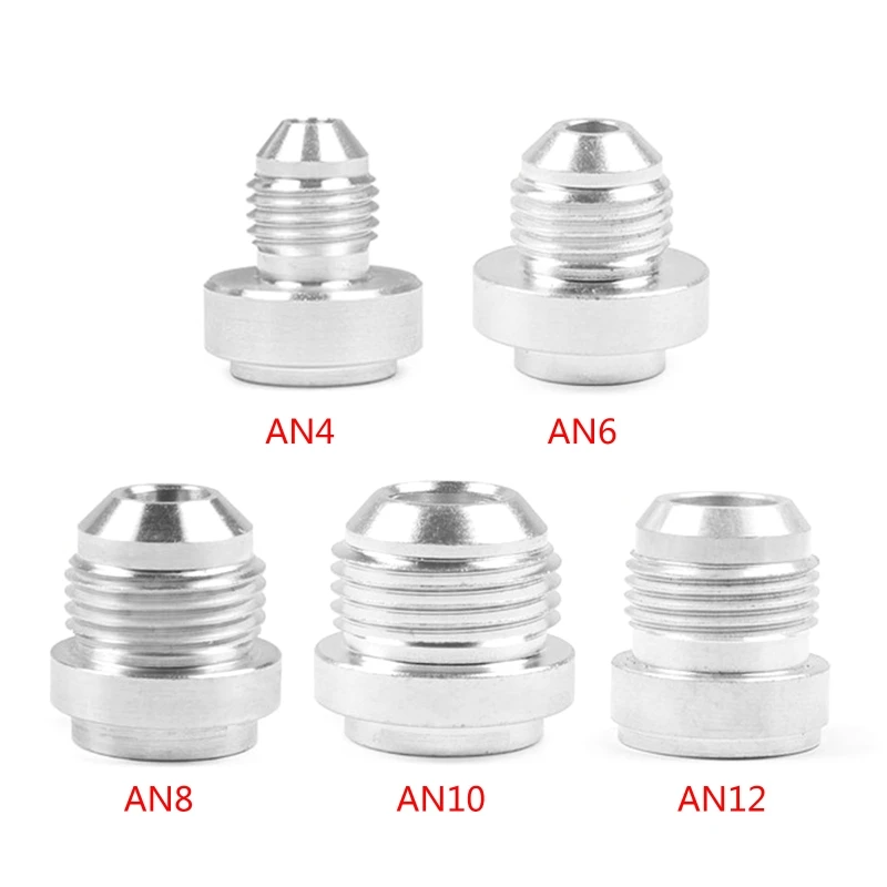 AN4 AN6 AN8 AN10 AN12 Male Flare Weld On Fitting Bung Adapter for Fuel Oil Hose Tank Aluminum Duable
AN4 AN6 AN8 AN10 AN12 Male Flare Weld On Fitting Bung Adapter for Fuel Oil Hose Tank Aluminum Duable