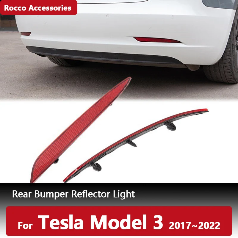 2Pcs LED Rear Bumper Reflector Light Driving Brake Lamp For Tesla Model 3 Taillight Rear Bumper Reflector Light Accessories
2Pcs LED Rear Bumper Reflector Light Driving Brake Lamp For Tesla Model 3 Taillight Rear Bumper Reflector Light Accessories