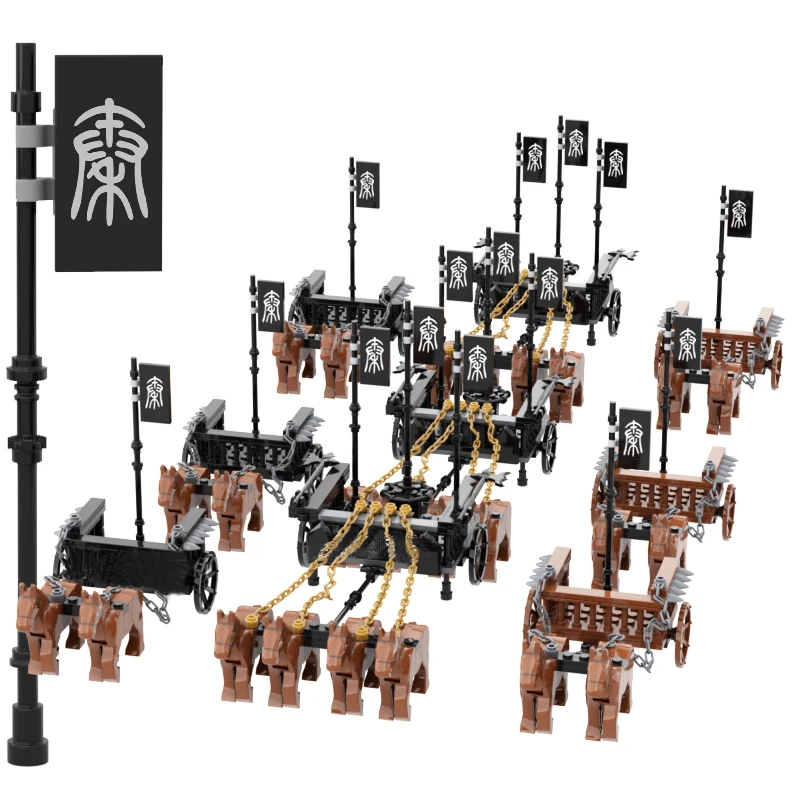 MOC Medieval Carriage Horse Animals Chariot Building Blocks Military Knights Figures Soldier Accessories War Weapons Kids Toys
MOC Medieval Carriage Horse Animals Chariot Building Blocks Military Knights Figures Soldier Accessories War Weapons Kids Toys