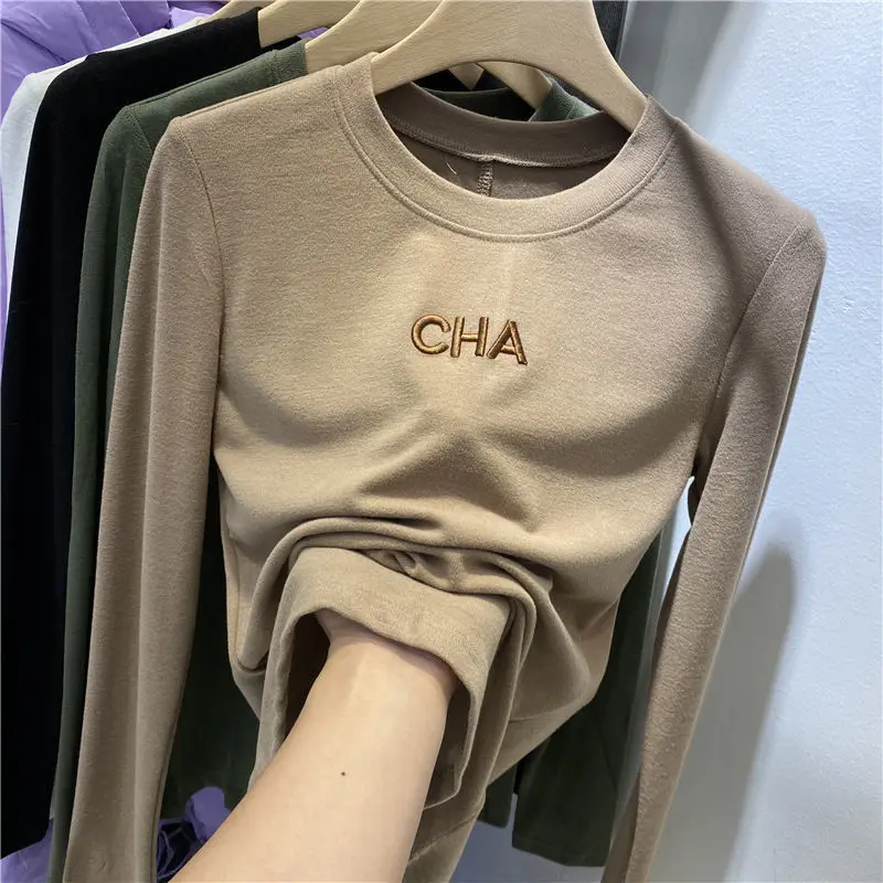 2021 Spring T Shirt Women Elasticity T-Shirt Woman Clothes Tops Slim Tshirt Female Long Sleeve Crop Top Womens Sexy Canale Y2k
2021 Spring T Shirt Women Elasticity T-Shirt Woman Clothes Tops Slim Tshirt Female Long Sleeve Crop Top Womens Sexy Canale Y2k