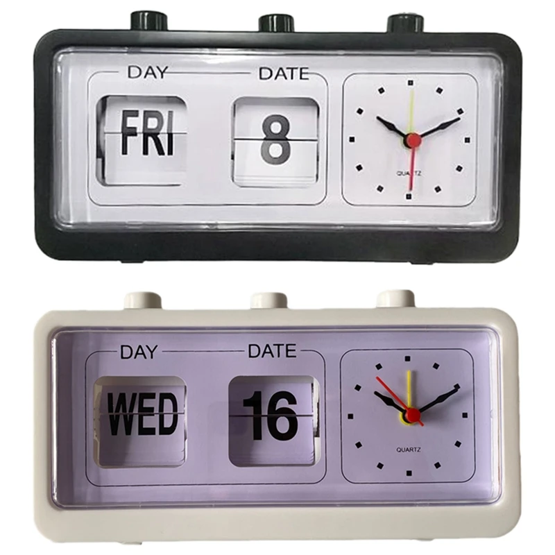 Mechanical Alarm Clock Novelty Flip Clock Desktop Digital Clock With Calendar Clock Home Decor Retro Decor
Mechanical Alarm Clock Novelty Flip Clock Desktop Digital Clock With Calendar Clock Home Decor Retro Decor