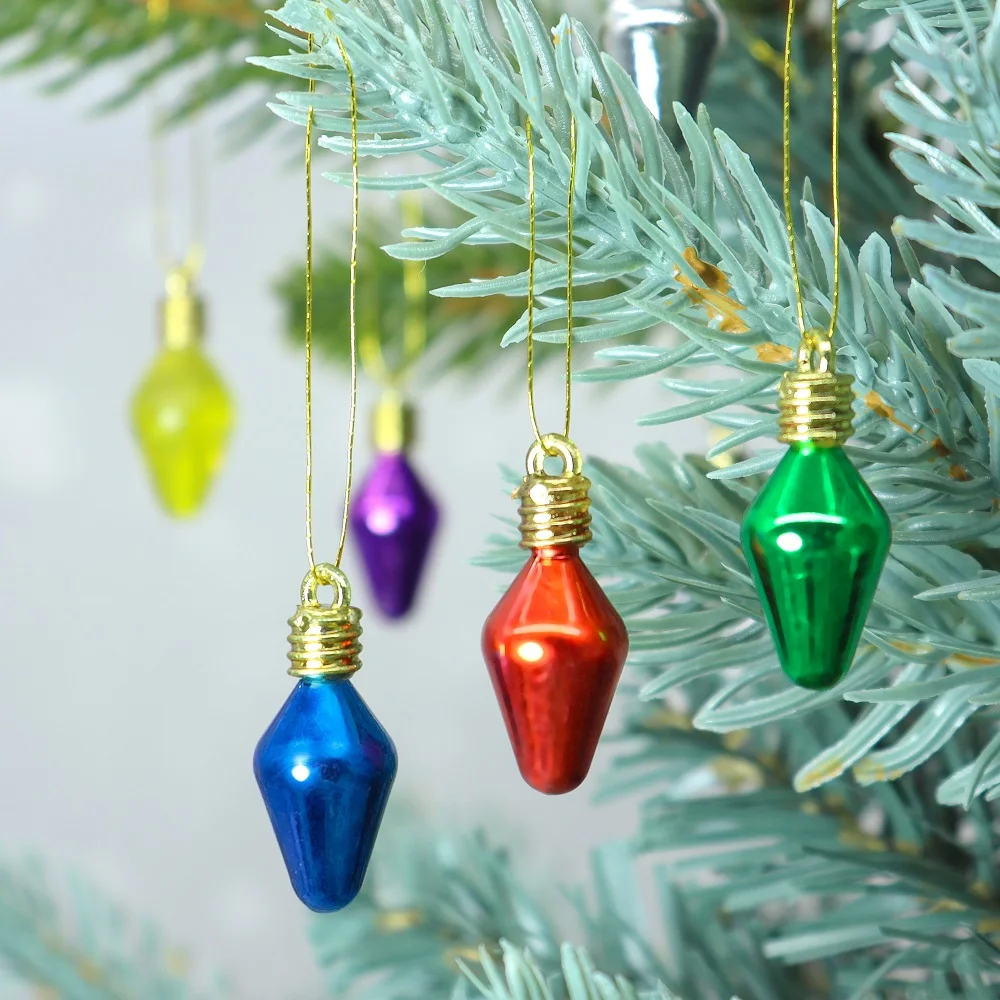 30pcs Christmas Tree Lamp Lights dollhouse chandelier Accessories Non-Glowing Colored Fake Lights Garland Pendants Home Decor
30pcs Christmas Tree Lamp Lights dollhouse chandelier Accessories Non-Glowing Colored Fake Lights Garland Pendants Home Decor