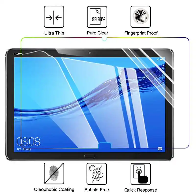Закаленное стекло высокой четкости для Huawei MediaPad M5 lite 10,1 Защитная пленка для экрана
Закаленное стекло высокой четкости для Huawei MediaPad M5 lite 10,1 Защитная пленка для экрана