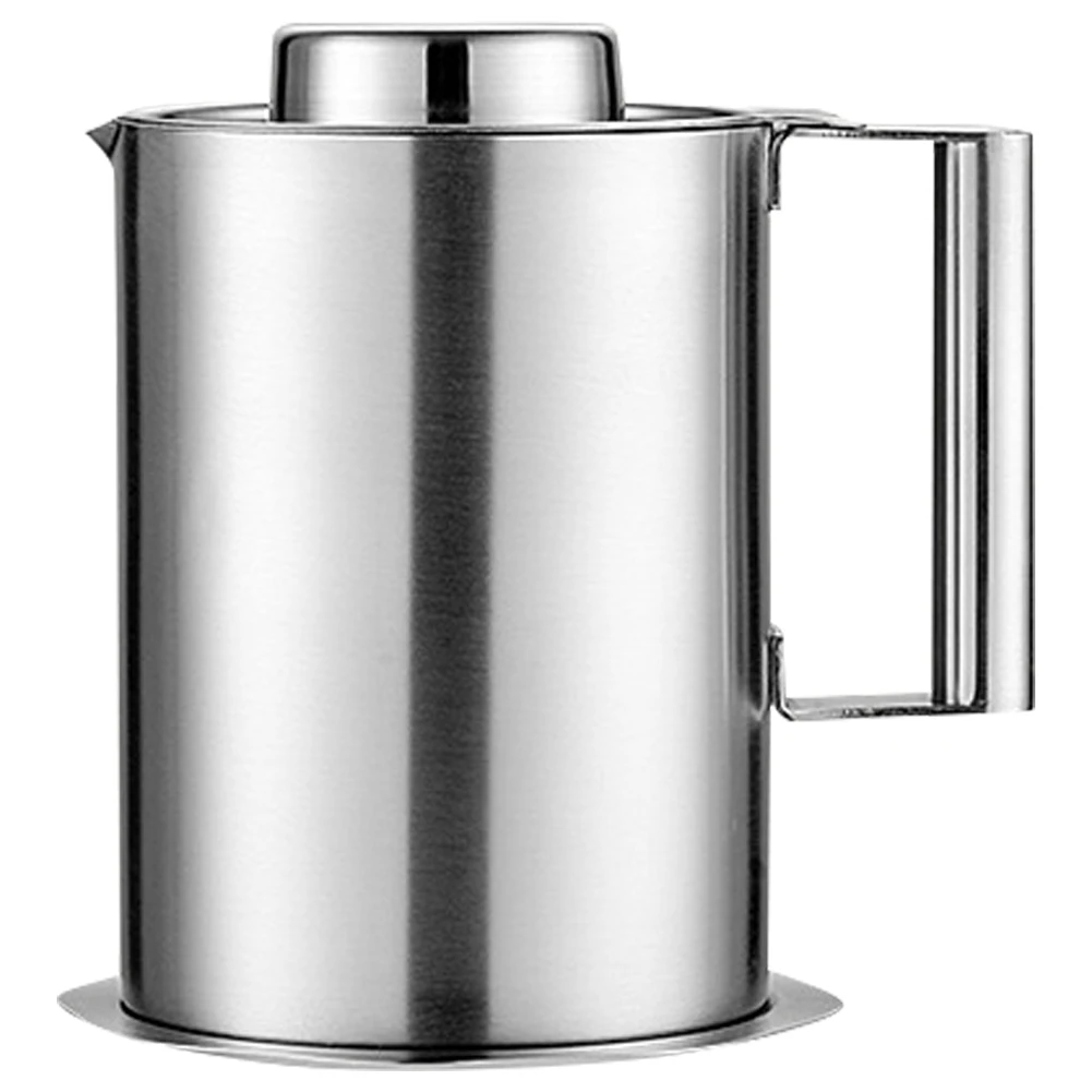 1.6L Oil Strainer and Container, Stainless Steel Grease Can for Kitchen Cooking, Easy to Clean Bacon Grease Keeper
1.6L Oil Strainer and Container, Stainless Steel Grease Can for Kitchen Cooking, Easy to Clean Bacon Grease Keeper