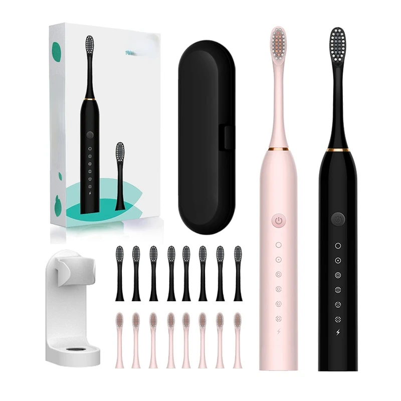 Electric Toothbrush Ultrasonic Automatic USB Rechargeable IPX7 Waterproof Whitening Teeth Tooth Brush Head Holder Adult
Electric Toothbrush Ultrasonic Automatic USB Rechargeable IPX7 Waterproof Whitening Teeth Tooth Brush Head Holder Adult