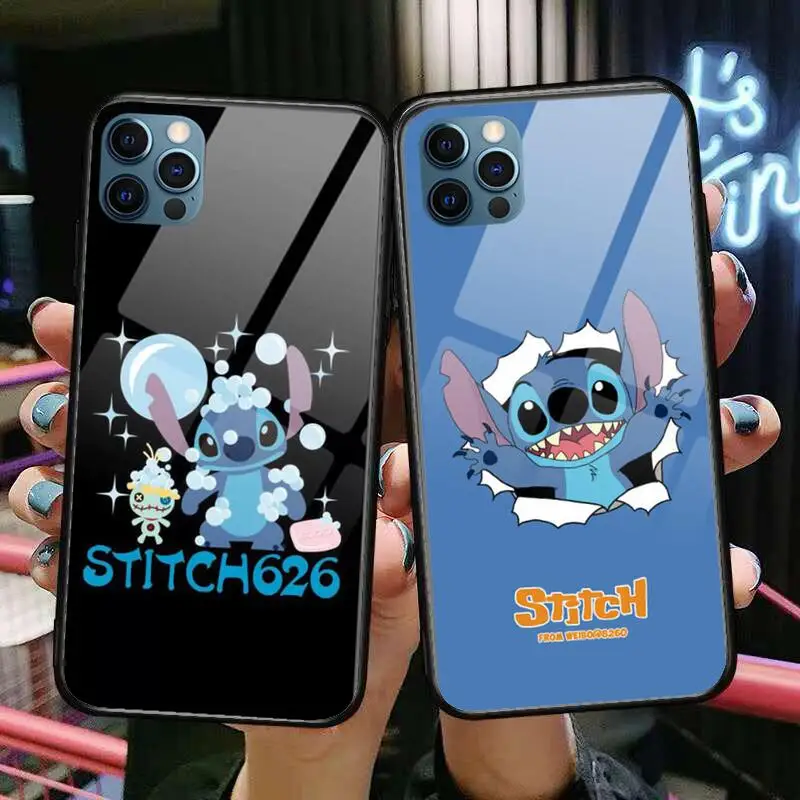 Disney Stitch Glass Case For iphone 13 12 11 Pro Max 12Pro XS Max XR X 7 8 Plus SE 2020 mini Case Tempered Back Cover
Disney Stitch Glass Case For iphone 13 12 11 Pro Max 12Pro XS Max XR X 7 8 Plus SE 2020 mini Case Tempered Back Cover