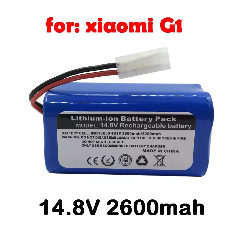 Laudation For XiaoMi G1 14.8V 2600mah 3200Mah Lithium Battery For Panasonic MC-WRC53, For Phicomm X3, For FLYCO FC9601, FC9602
Laudation For XiaoMi G1 14.8V 2600mah 3200Mah Lithium Battery For Panasonic MC-WRC53, For Phicomm X3, For FLYCO FC9601, FC9602