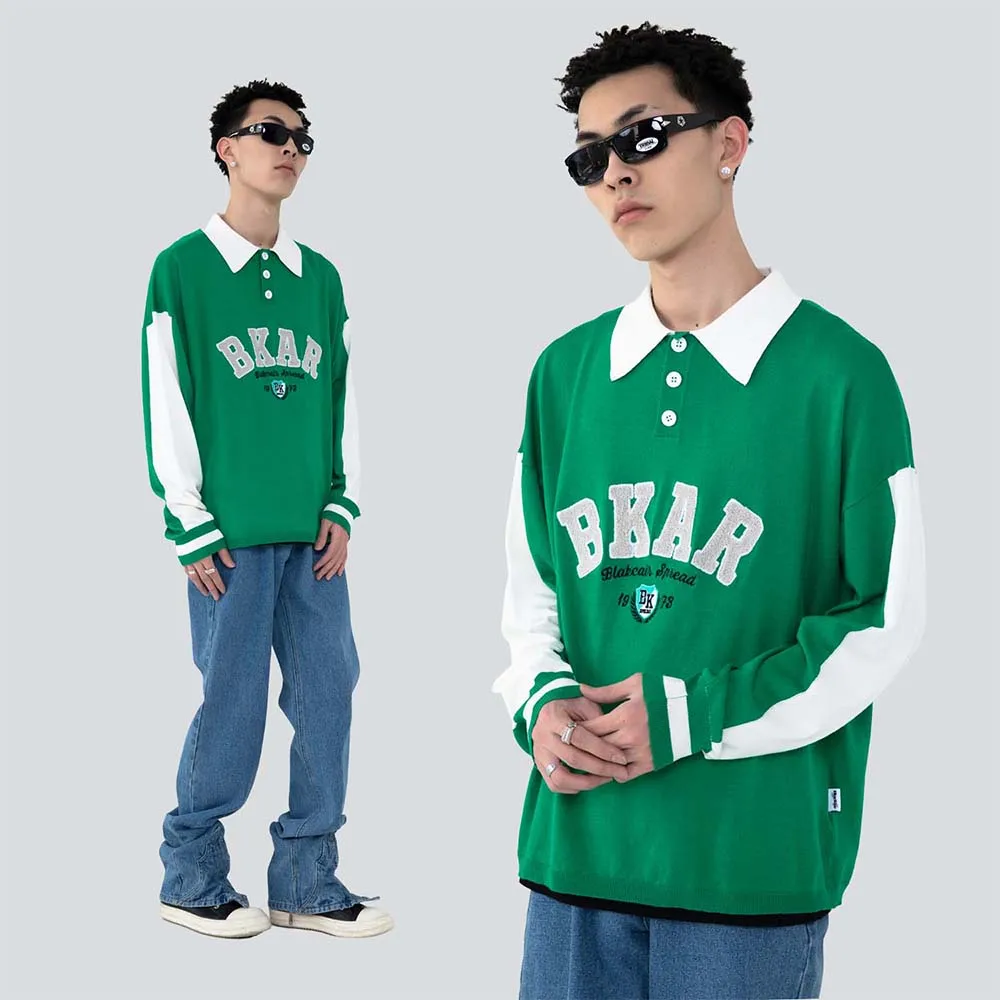 Knitted Turndown Collar Oversized Sweater Long Sleeve Hip Hop Sweatshirts Harajuku Streetwear Tops Vintage Clothes Men Pullovers
Knitted Turndown Collar Oversized Sweater Long Sleeve Hip Hop Sweatshirts Harajuku Streetwear Tops Vintage Clothes Men Pullovers