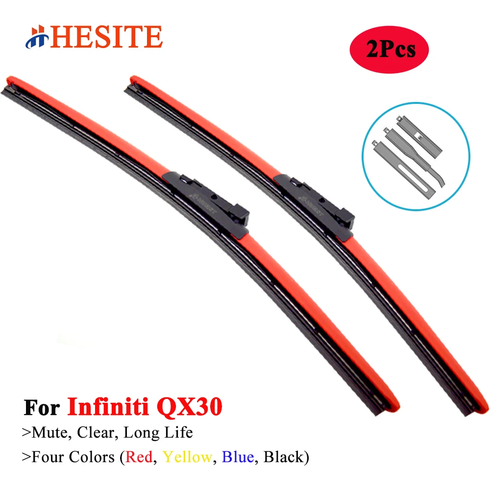 HESITE Colorful Wiper Blades For Infiniti QX30 SUV AWD 2016 2017 2018 2019 2020 2021 2022 Windshield Car Wipers 24"+19" Red Blue
HESITE Colorful Wiper Blades For Infiniti QX30 SUV AWD 2016 2017 2018 2019 2020 2021 2022 Windshield Car Wipers 24"+19" Red Blue