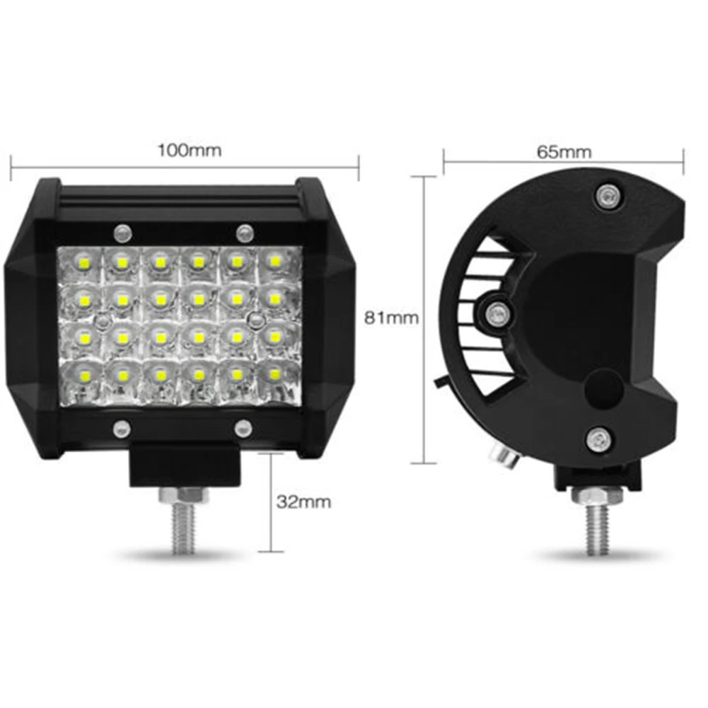 4inch 72W LED Work Light Bar Flood Combo Lamp Offroad Driving Truck White 6000K Spotlight Off-road Driving Fog Lamp Truck Boat
4inch 72W LED Work Light Bar Flood Combo Lamp Offroad Driving Truck White 6000K Spotlight Off-road Driving Fog Lamp Truck Boat