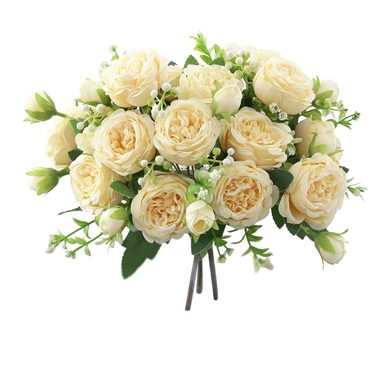 3 Bunches Peony Artificial Flower For Decoration Fake Rose Faux Bouquet Decor Flowers Arrangements Wedding
3 Bunches Peony Artificial Flower For Decoration Fake Rose Faux Bouquet Decor Flowers Arrangements Wedding