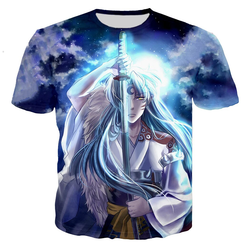 Футболки с аниме рисунком Inuyasha, уличная одежда с 3D принтом для мужчин и женщин, модная футболка большого размера с коротким рукавом, Детские футболки в стиле Харадзюку, топы, одежда
Футболки с аниме рисунком Inuyasha, уличная одежда с 3D принтом для мужчин и женщин, модная футболка большого размера с коротким рукавом, Детские футболки в стиле Харадзюку, топы, одежда