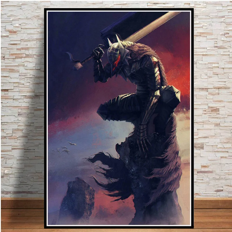 Berserk Guts Japan Anime Canvas Painting posters and prints Wall Art Picture Nordic Decoration Home Decor Tableau
Berserk Guts Japan Anime Canvas Painting posters and prints Wall Art Picture Nordic Decoration Home Decor Tableau