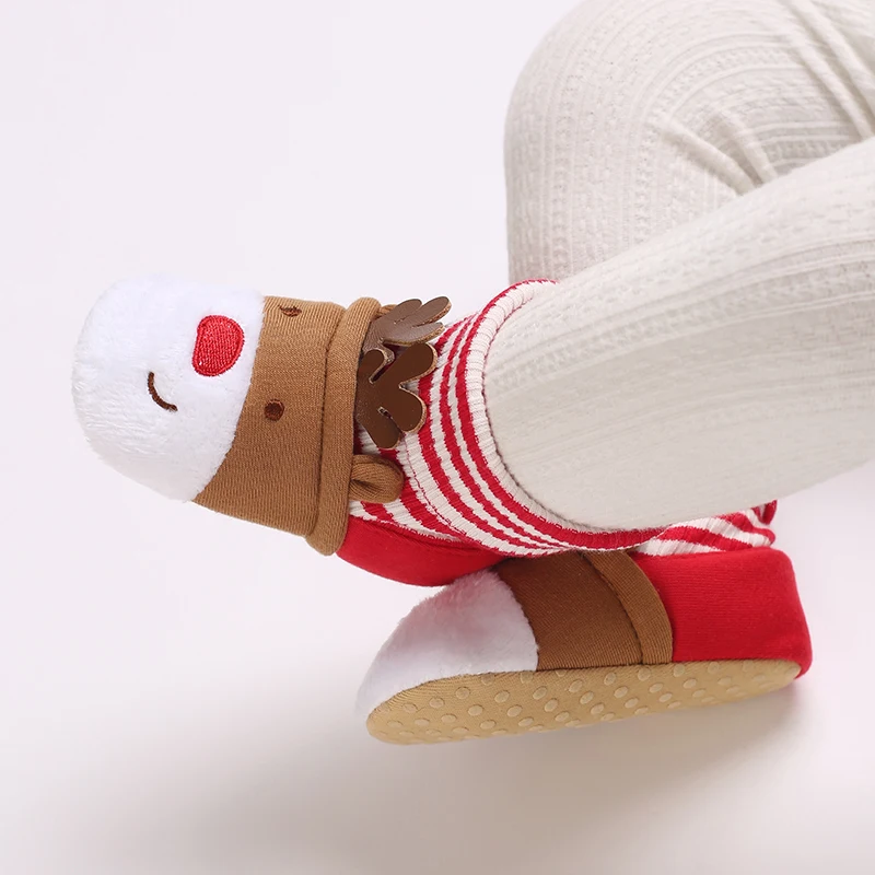 Baby Winter Warm Boots Infant Christmas Socks Shoes Stripe Print Deer Pattern Non-Slip Soft Ankle Socks Slippers for Walking
Baby Winter Warm Boots Infant Christmas Socks Shoes Stripe Print Deer Pattern Non-Slip Soft Ankle Socks Slippers for Walking