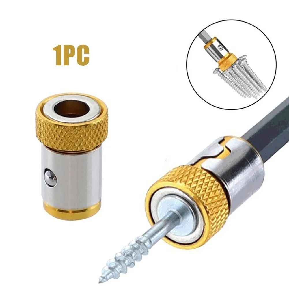 Universal Magnetic Ring Alloy 1/4" Metal Magnetic Ring Screwdriver Bit Anti-corrosion Strong Magnetizer Drill Bit Magnetic Ring
Universal Magnetic Ring Alloy 1/4" Metal Magnetic Ring Screwdriver Bit Anti-corrosion Strong Magnetizer Drill Bit Magnetic Ring