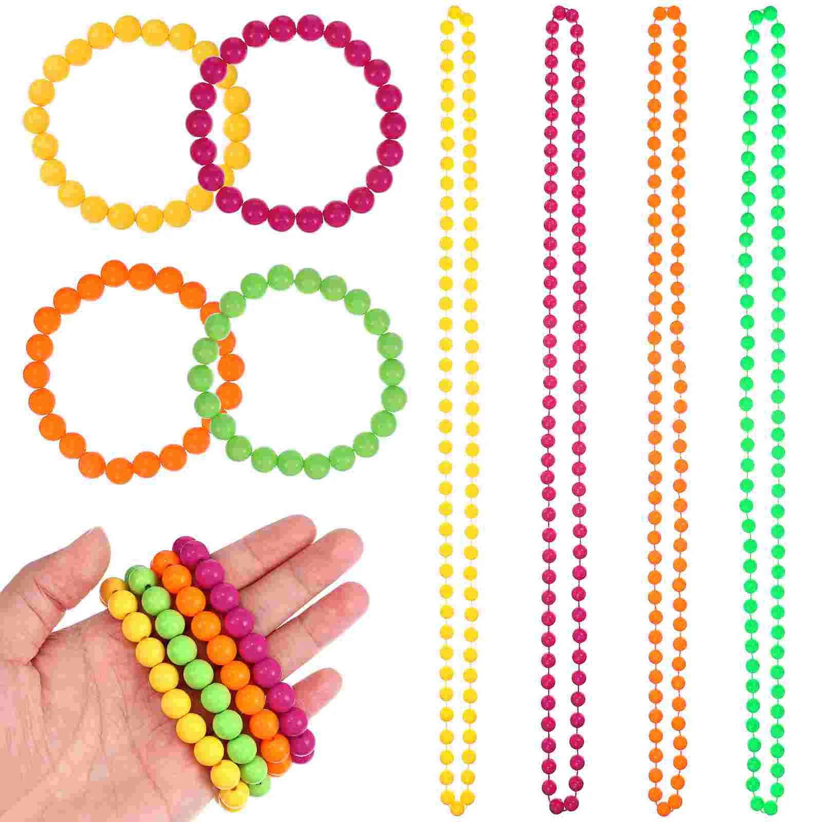 8 Pcs Prom Bracelet Bead Necklace Party Neon Beads Bracelets Lamp Costume Accessories Miss
8 Pcs Prom Bracelet Bead Necklace Party Neon Beads Bracelets Lamp Costume Accessories Miss