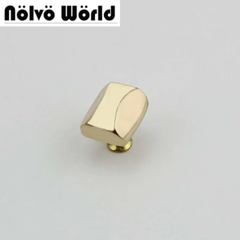 50pcs 4 colors 100% copper die casting 11*10mm square rivet screw for bags hardware,high quality rivets accessories
50pcs 4 colors 100% copper die casting 11*10mm square rivet screw for bags hardware,high quality rivets accessories
