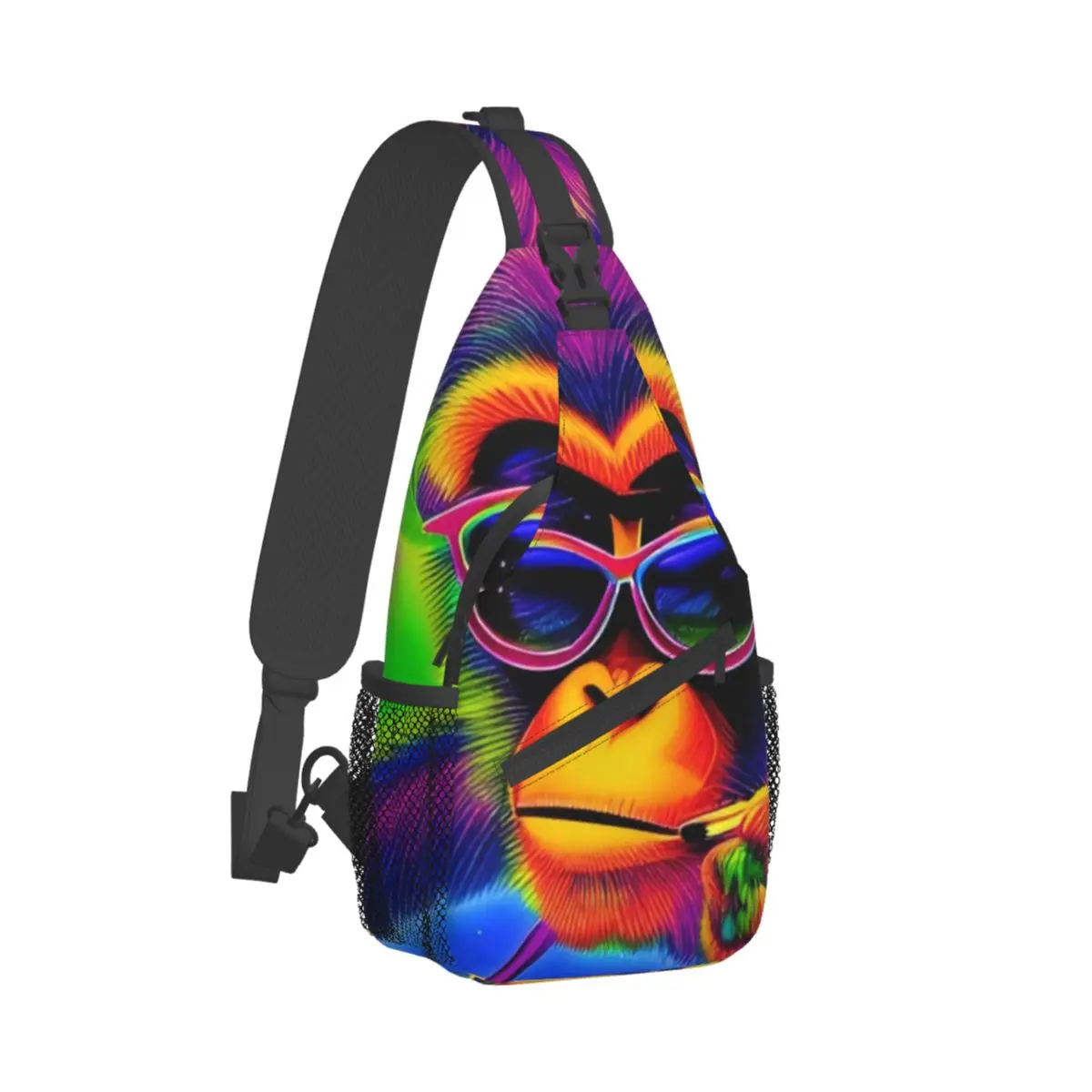 Cool Monkey Chest Bags Boy Funny Animal Print Graphic Shoulder Bag Retro School Small Bag Camping Outdoor Sling Bags
Cool Monkey Chest Bags Boy Funny Animal Print Graphic Shoulder Bag Retro School Small Bag Camping Outdoor Sling Bags