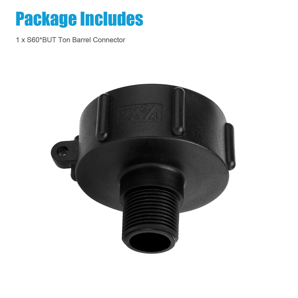 Water Adapter IBC Drain Plug Connector Easy To Use Food Grade Plastic No Leaks Ton Barrel Valve For Garden Hose
Water Adapter IBC Drain Plug Connector Easy To Use Food Grade Plastic No Leaks Ton Barrel Valve For Garden Hose