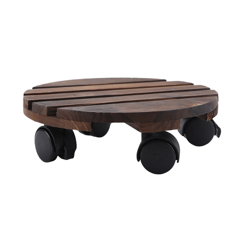 Movable Plant Stand Caddy Round Flower Pot Wooden Trolley Mover With Wheels
Movable Plant Stand Caddy Round Flower Pot Wooden Trolley Mover With Wheels