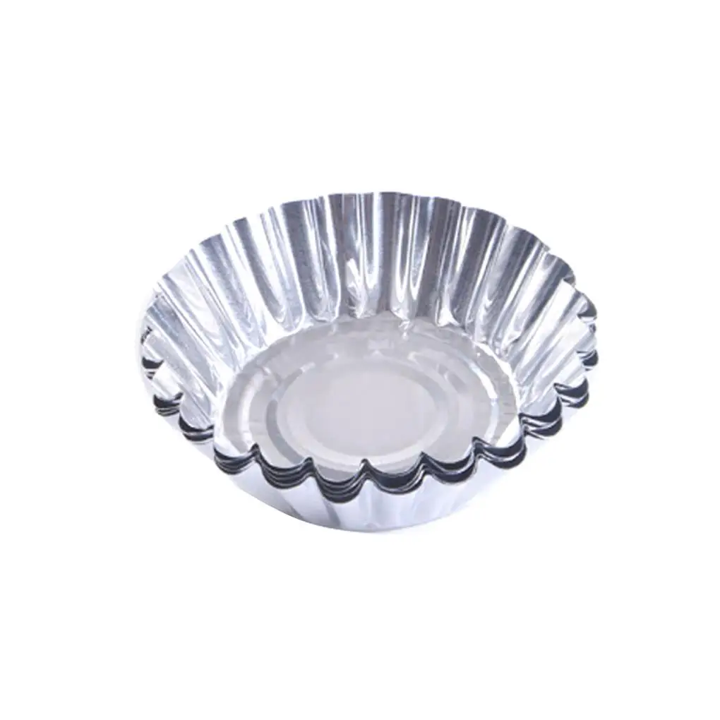 50/100pcs Silver Aluminum Disposable Round Egg Tart Mold Cookie Pudding Mould Makers Cupcake Liners Baking Pastry Tools
50/100pcs Silver Aluminum Disposable Round Egg Tart Mold Cookie Pudding Mould Makers Cupcake Liners Baking Pastry Tools