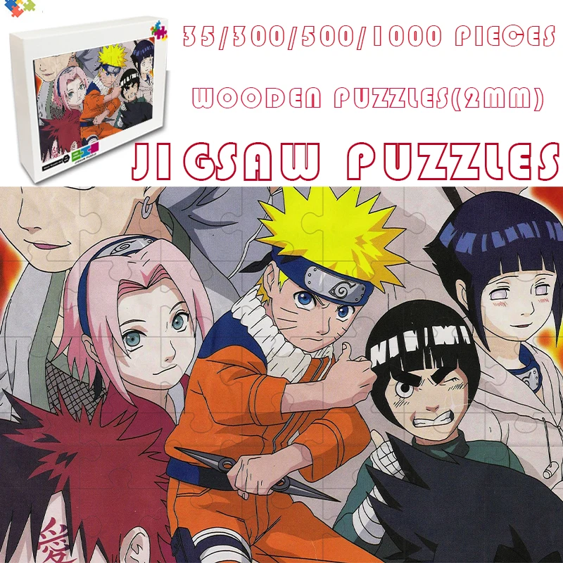 35/300/500/1000 Pieces Naruto Jigsaw Assembling Picture Jigsaw Puzzles Toys for Adults Children Games Educational Toy Home Decor
35/300/500/1000 Pieces Naruto Jigsaw Assembling Picture Jigsaw Puzzles Toys for Adults Children Games Educational Toy Home Decor